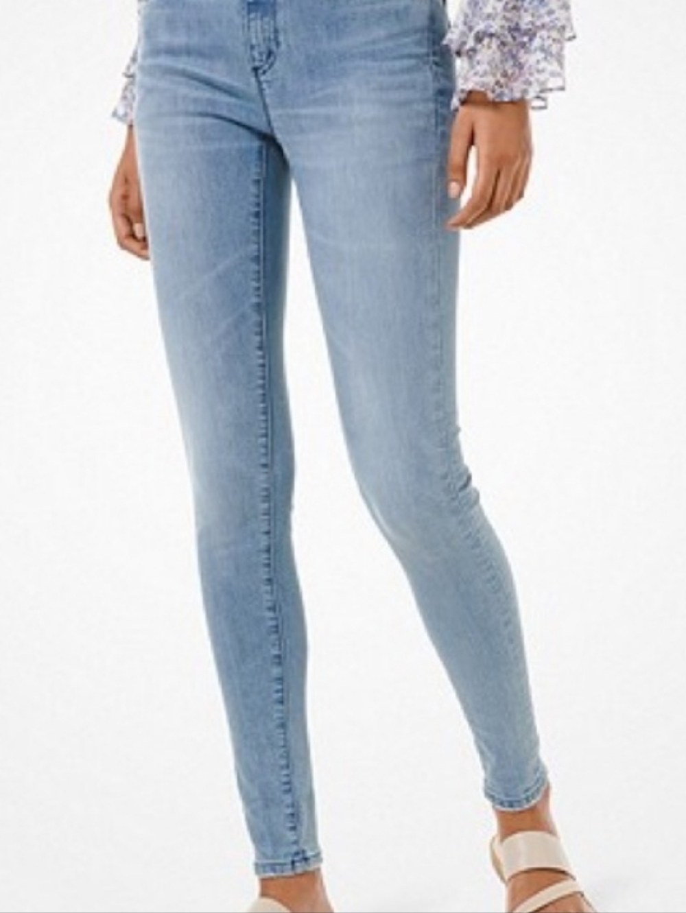 Michael Kors Light Blue Skinny Jeans